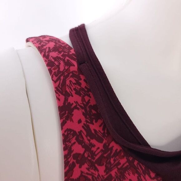 Lululemon Burgundy Built In Bra Athletic Womens Size 6 Tank Top - Picture 8 of 11